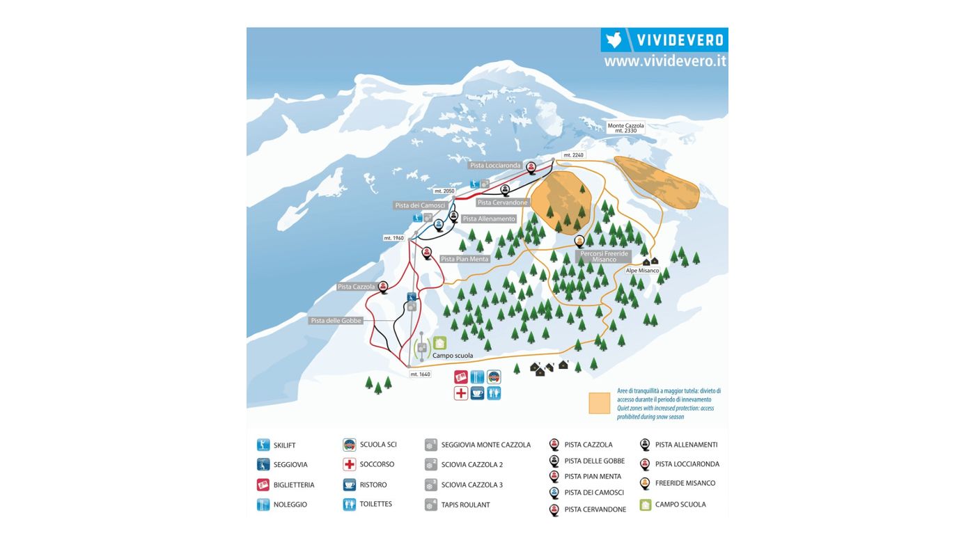 piste map for Alpe Devero