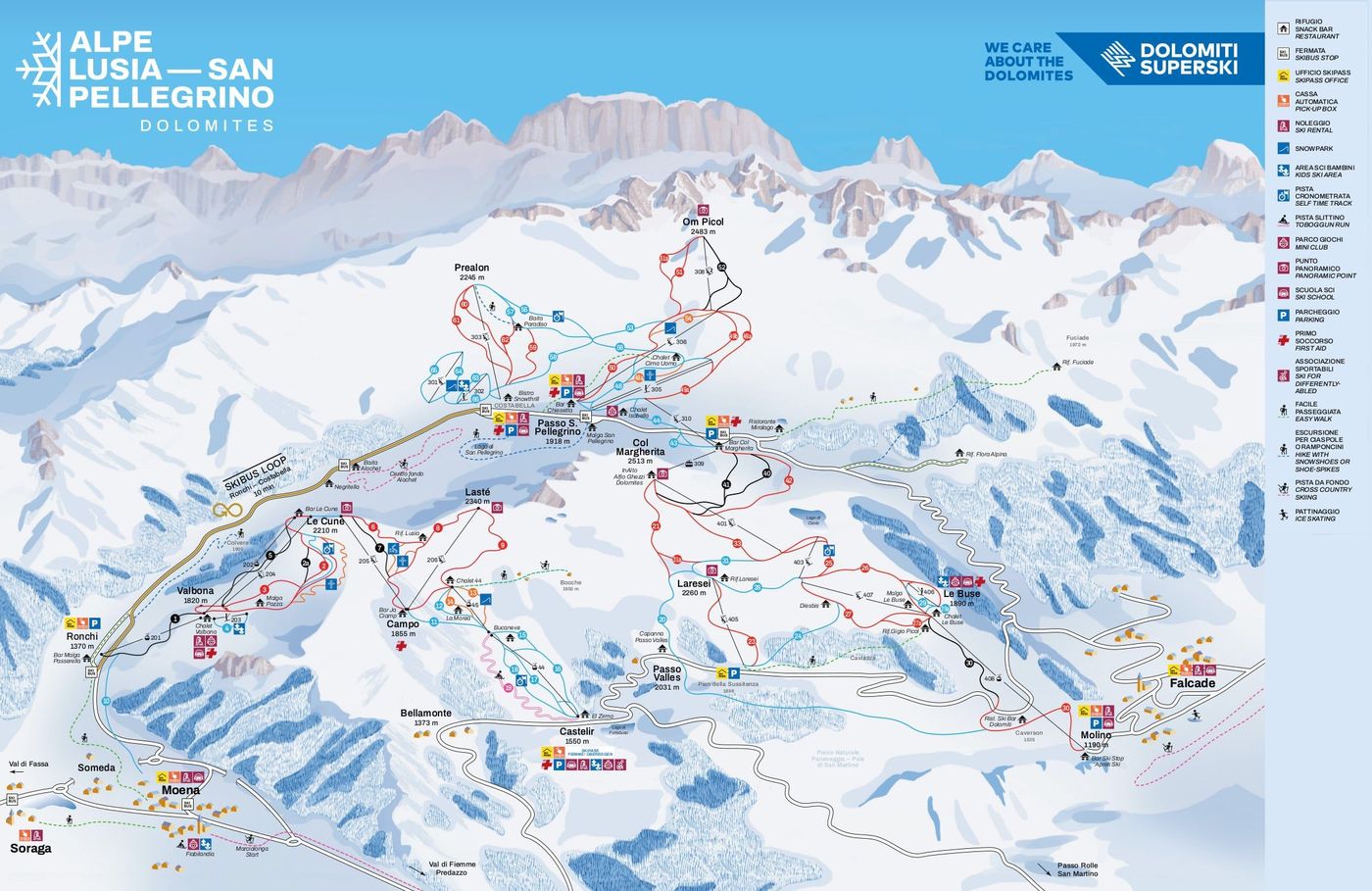 piste map for Alpe Giumello