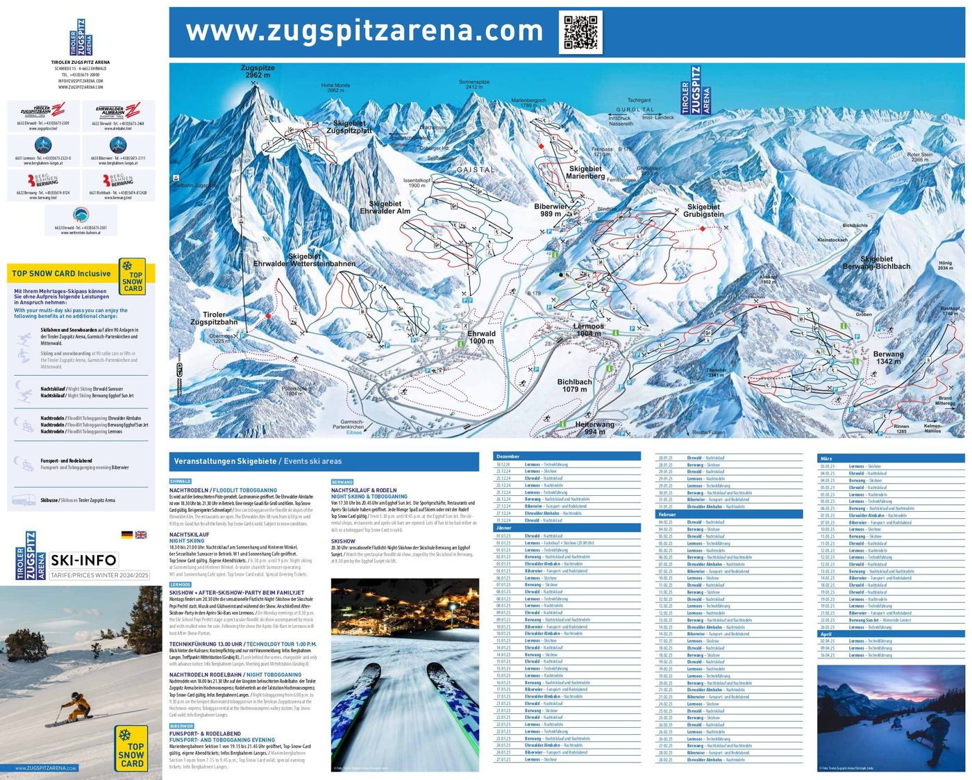 piste map for Biberwier - Marienberg