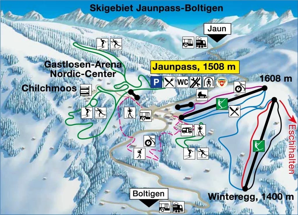 piste map for Boltigen