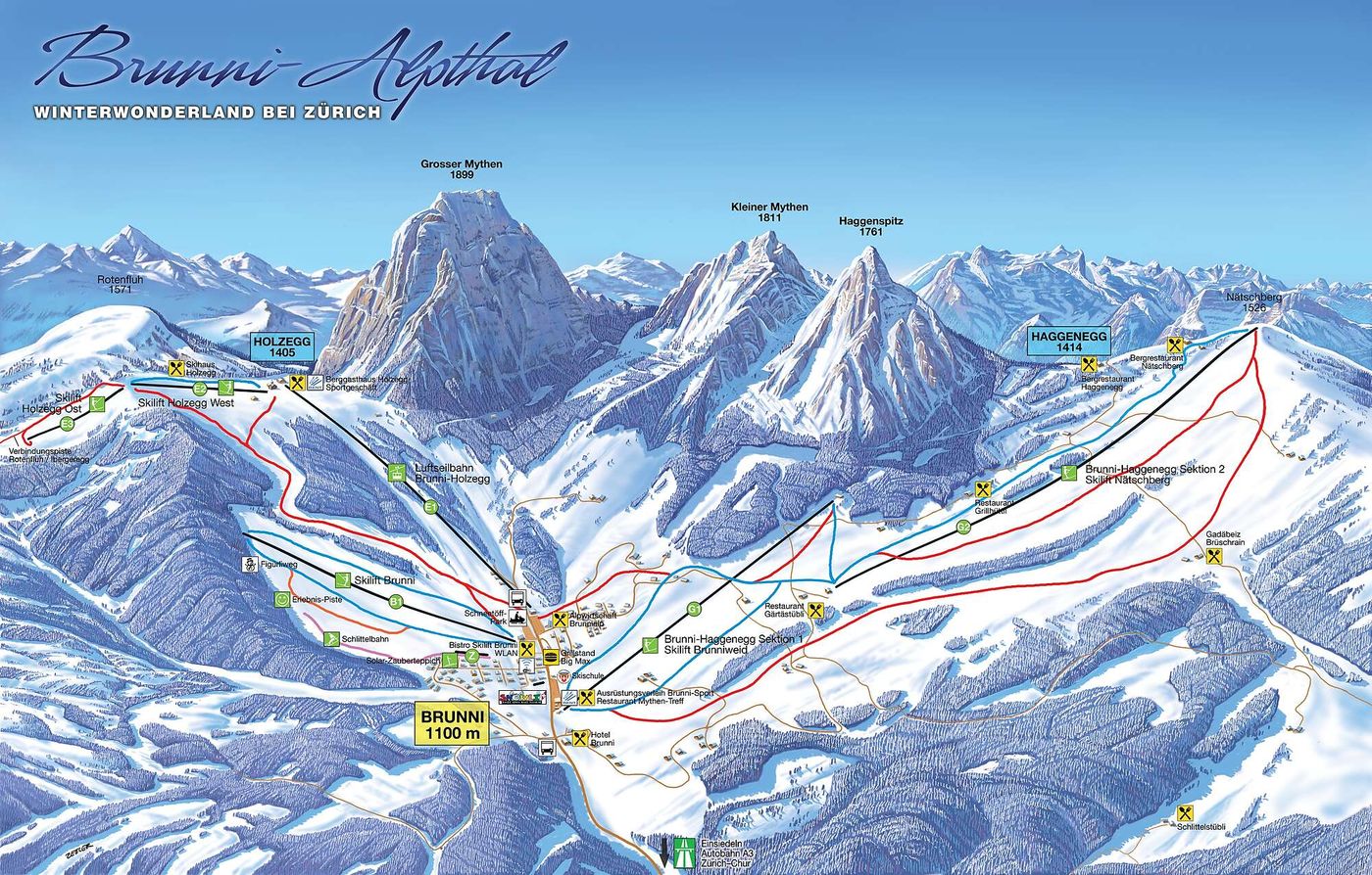 piste map for Brunni - Alpthal
