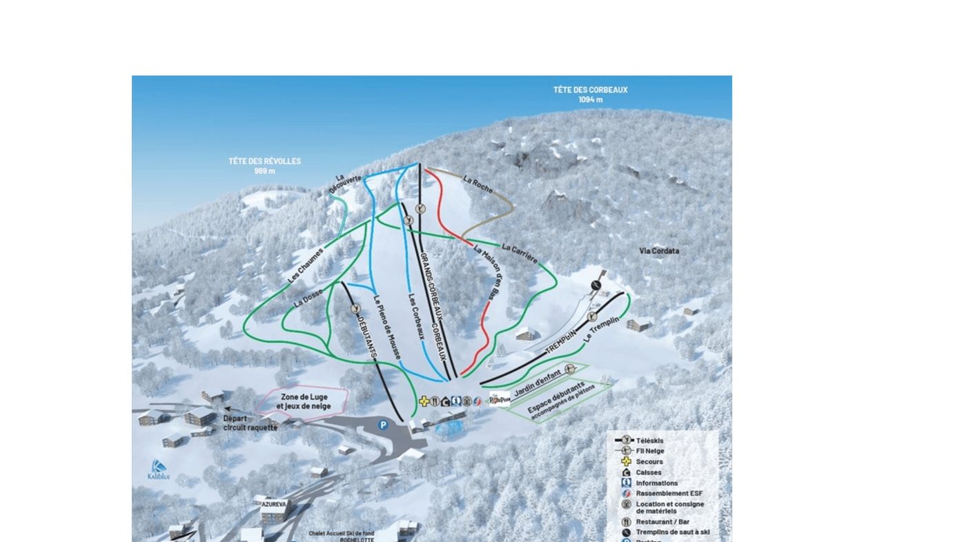 piste map for Bussang - Larcenaire