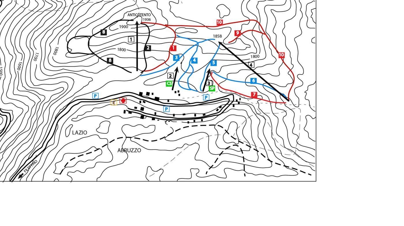 piste map for Campo Staffi