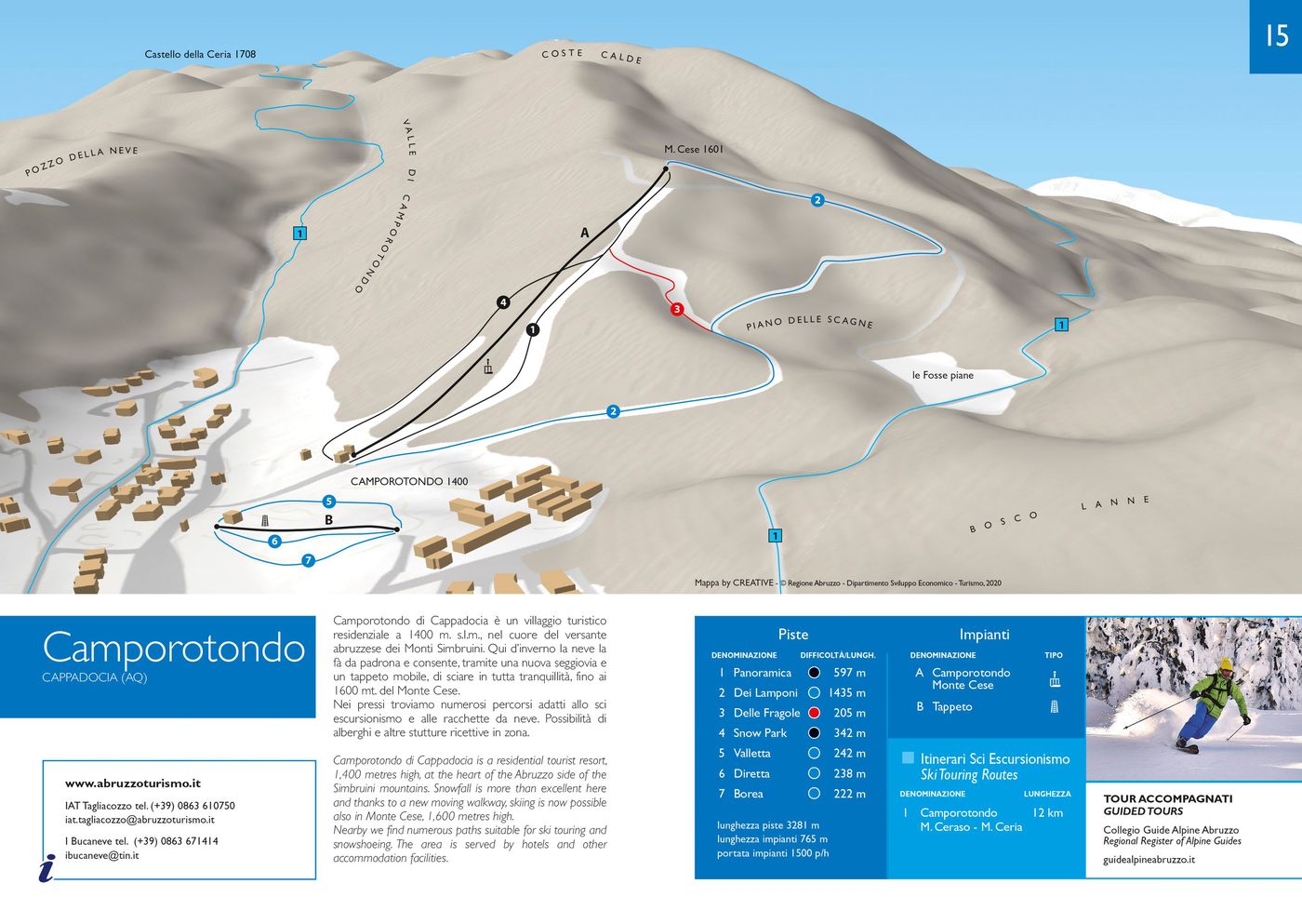 piste map for Cappadocia - Campo Rotondo
