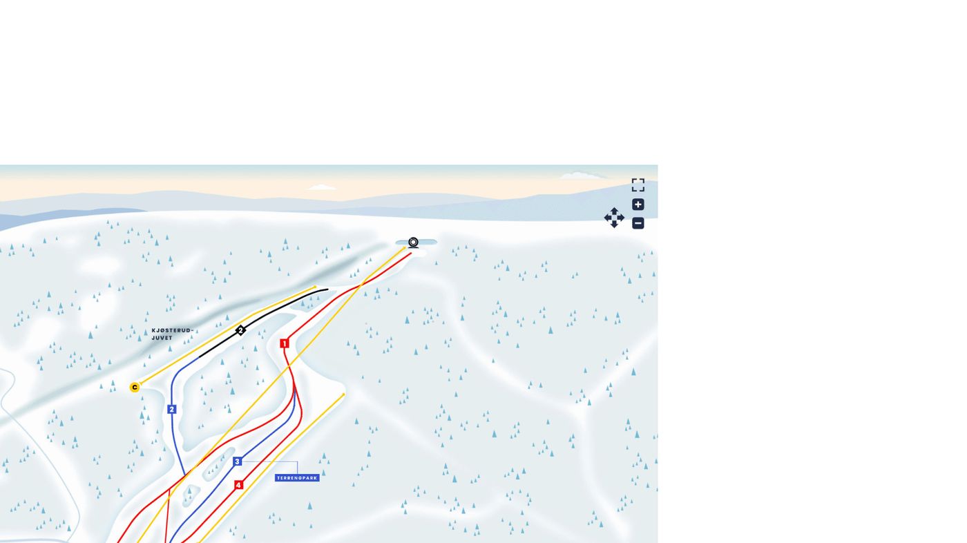 piste map for Drammen