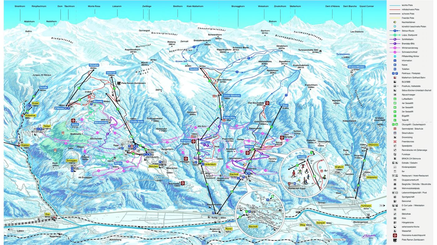 piste map for Eischoll