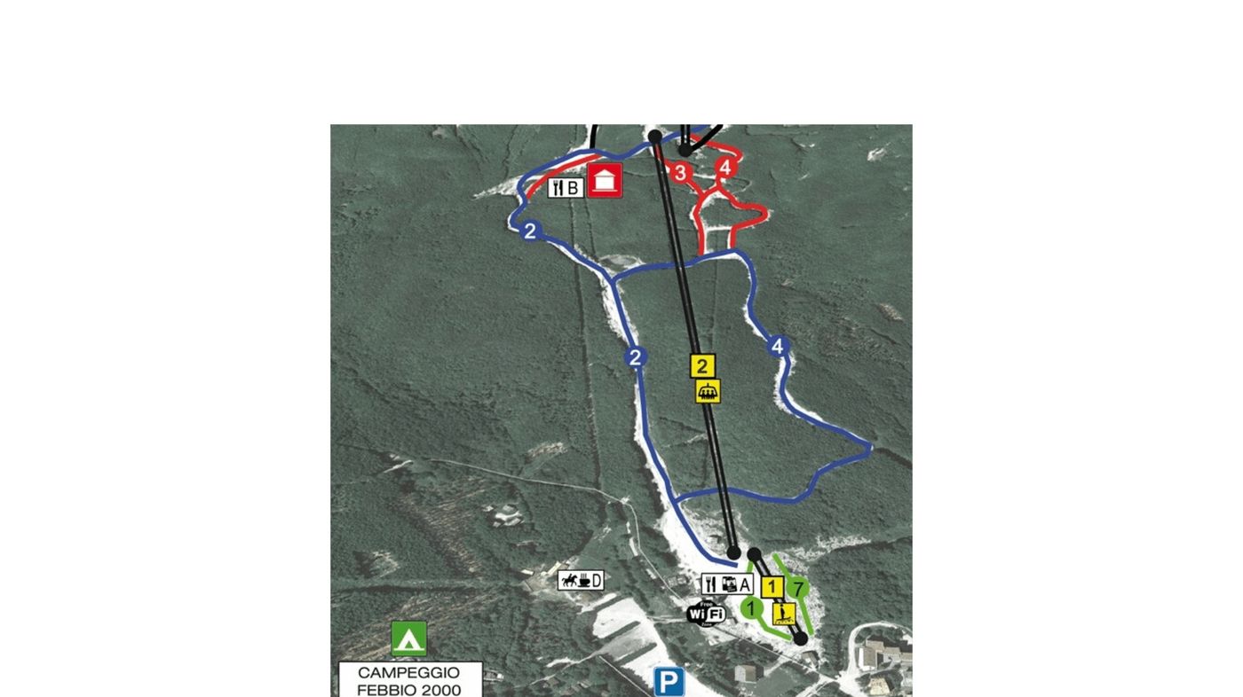 piste map for Febbio