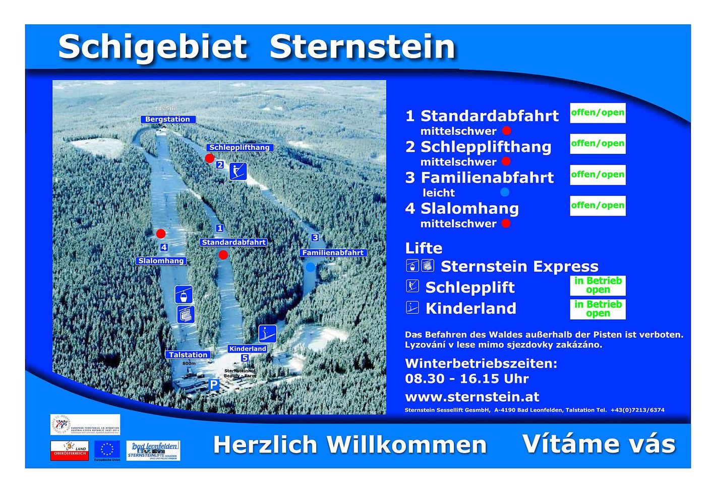 piste map for Sternstein Lifte